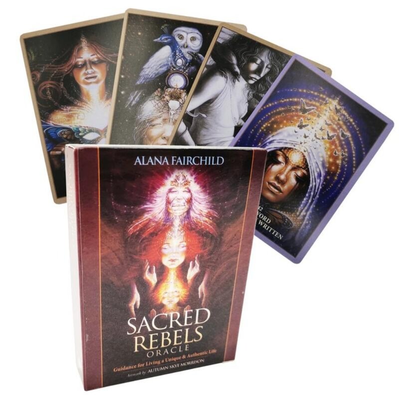 Rebeldes Sagrados Oracle Cards, Inglês Card Deck, Jogo De Adivinhação, Guia Digital, 45Pcs