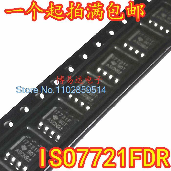 ISO7721FDR 7721F SOP-8, 5 peças por lote