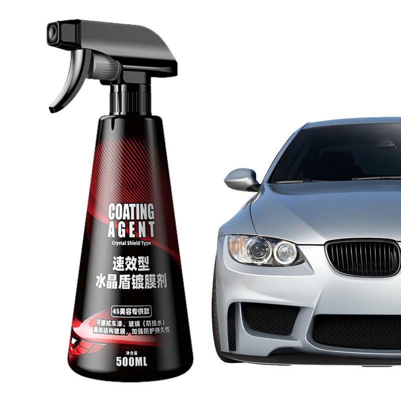 Ceramic Car Renewal Wax 500ml Car Coating Spray Agent Car Polish Spray Auto Care Supplies For Vehicles Wheels Rearview Mirrors