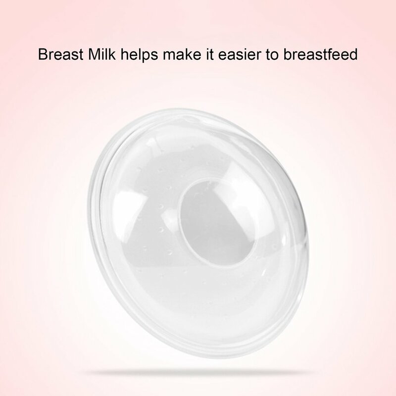 1/2Pcs Silica Gel Collection Cover Newborn Feeding Breast Milk Collector Soft Teat Suction Container Reusable Nursing Pad