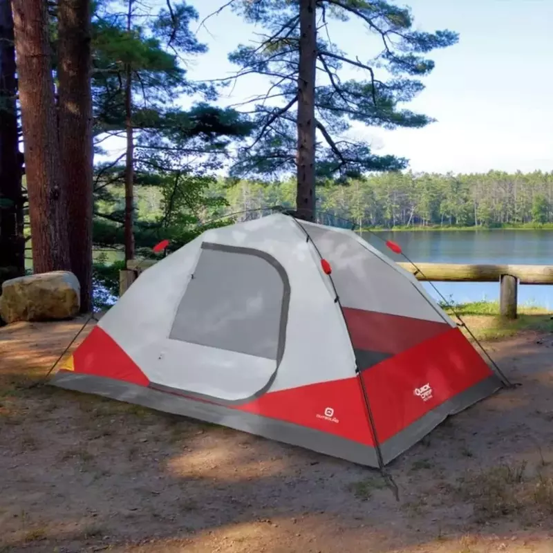 Outbound Instant Pop up Tent for Camping with Carry Bag and Rainfly|Water Resistant|Dome & Cabin Tents 5 Person Freight free
