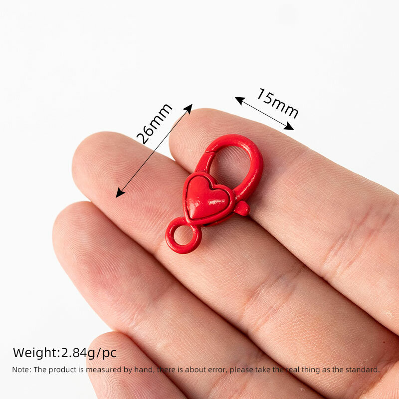 Wholesale 2023 Heart Metal Swivel Snap Hook Dog Multi Functional Bag Parts And Accessories