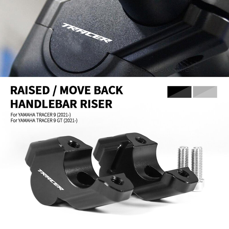 Motorfiets Stuur Riser Sleep Handgreep Bar Klem Verleng Adapter Voor Yamaha Tracer9 Tracer 9 Gt 2021 2022 2023-