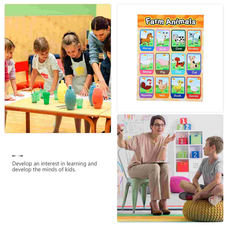 Inglês Alfabeto Pendurado Imagem para Crianças Pré-Escolar, Criança Brinquedo, Papel Ornamento, Parede Educacional