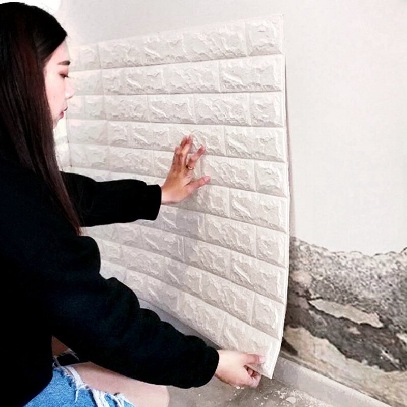 Mode 3D Kertas Dinding Berperekat Dapat Digunakan untuk Dekorasi Kamar Tidur dan Ruang Tamu
