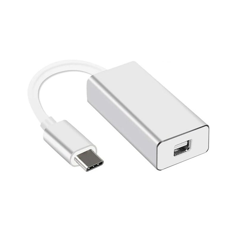 Adaptateur USB C vers 4K 60Hz DP Type-C(Thunderbolt3) vers Mini DisplayPort (pas Thunderbolt 2), câble convertisseur pour Macbook, moniteur LED