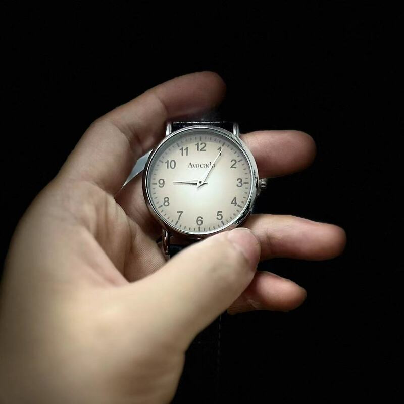 الأفوكادو-ساعة جلدية فاخرة للنساء ، ساعة يد كوارتز رقمية ، موضة السيدات ، جديدة