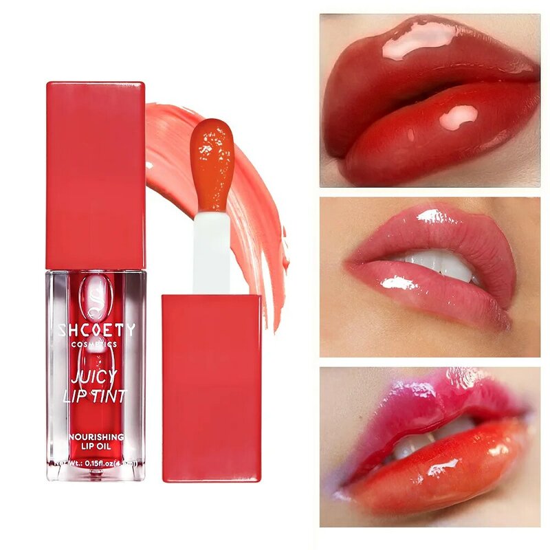 Discoloration, moisturizing, moisturizing, shiny lip oil, long-lasting, moisturizing lips, brightening lip gloss