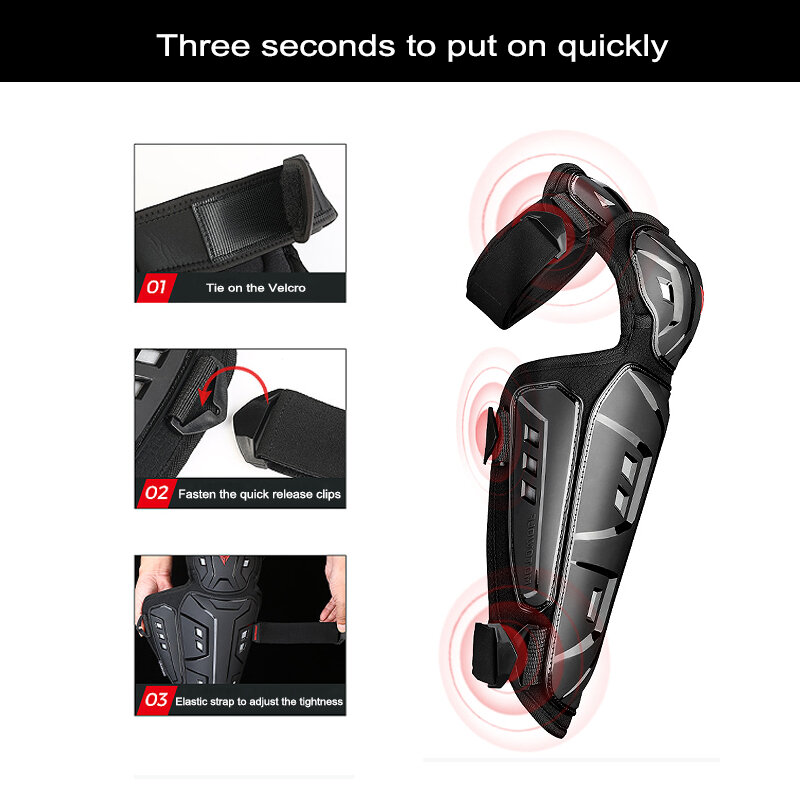 2022 NEW Motorcycle KneePads&Elbow Pads Lightweight and Breathable Adjustable Knee Pads for Motorbike Protector Elbow Armor