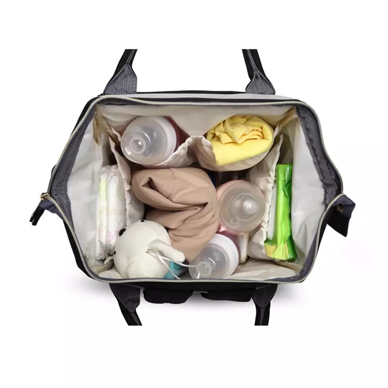 Lequeen-mochila de maternidad para pañales, bolso de gran capacidad para cochecito, mochila de viaje para el cuidado del bebé