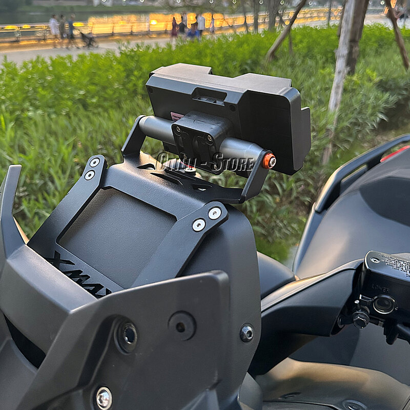 Nuova moto X-MAX300 2023 staffa di montaggio per telefono XMAX300 supporto per telefono GPS per parabrezza di navigazione per YAMAHA X-MAX 300 XMAX 300