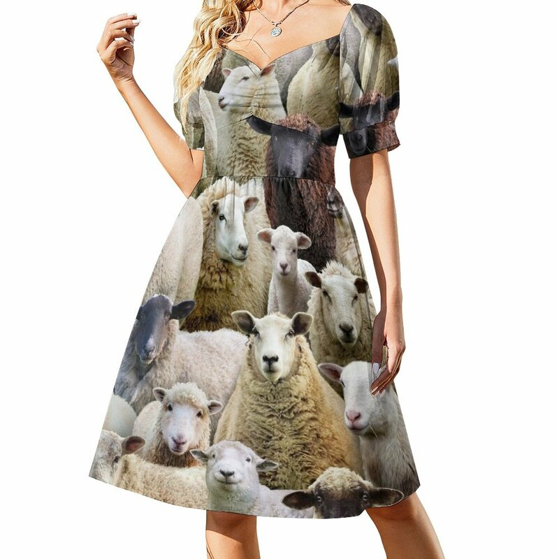 sheep image Sleeveless Dress evening dresses women Elegant gowns Dress for girls dresses for woman 2023