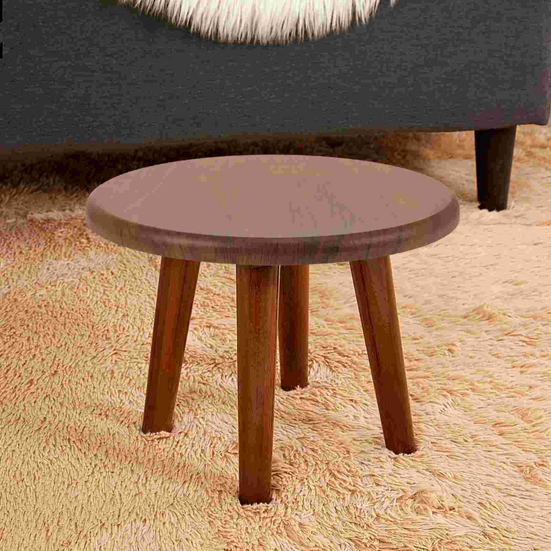 Buckle Bar Stool Solid Wood Seat Replacement Seating Part Wooden Chair Simple for Home Round Accessory