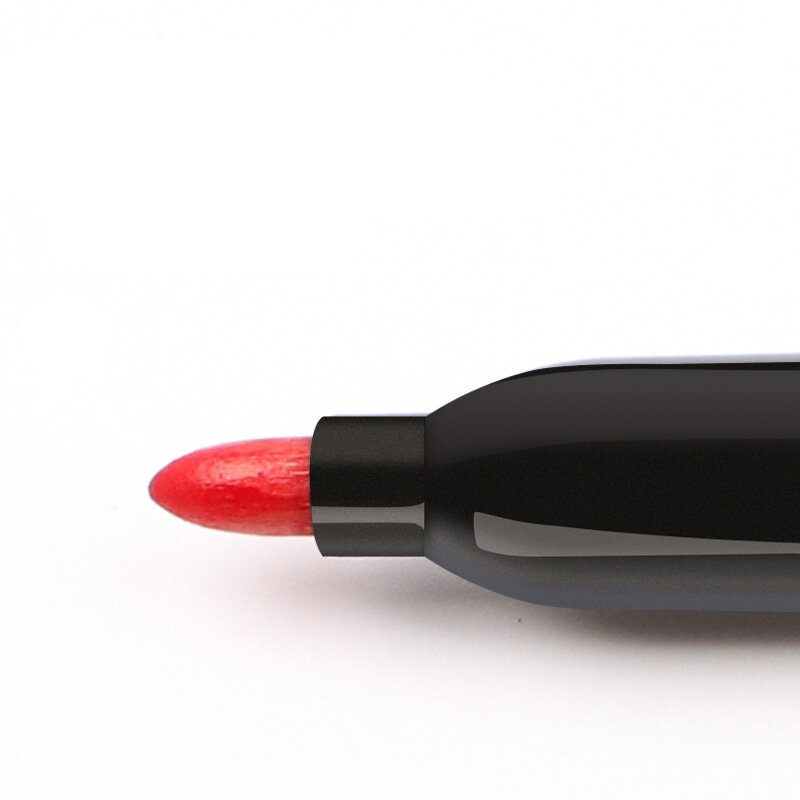 3 pcs/Set Permanent Marker Pen Waterproof Ink Fine Point Black Blue Red Oil  1.5mm Round Toe  Color  Pens