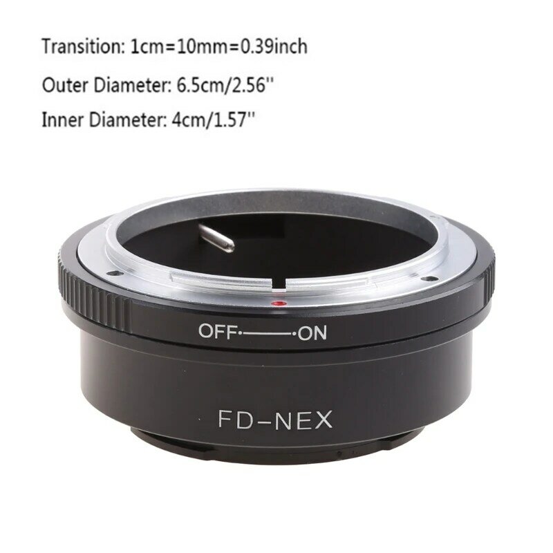 FD 렌즈용 트랜스퍼 링 FD-NEX를 E-마운트 카메라 렌즈 어댑터 NEX-5T NEX로