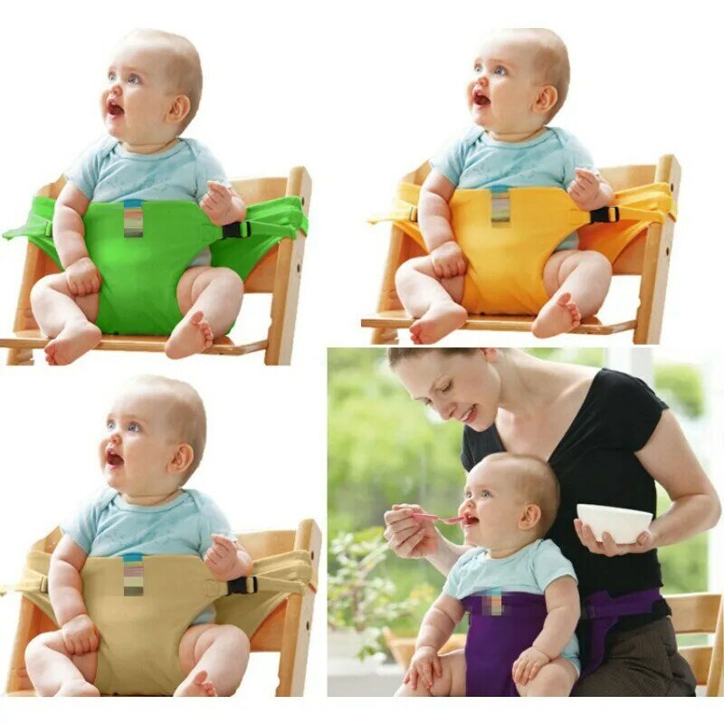 Baby Esszimmers tuhl Sicherheits gurt tragbarer Sitz Lunch Stuhl Sitz Stretch Wrap Fütterung stuhl Geschirr Baby Booster Sitz