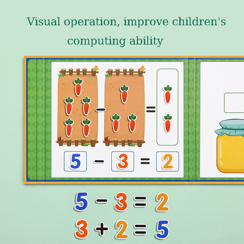 أدوات تعليمية إضافية للرياضيات والطرح ، ألعاب تحلل رقمية ، أداة تنوير حسابية تعليمية للأطفال