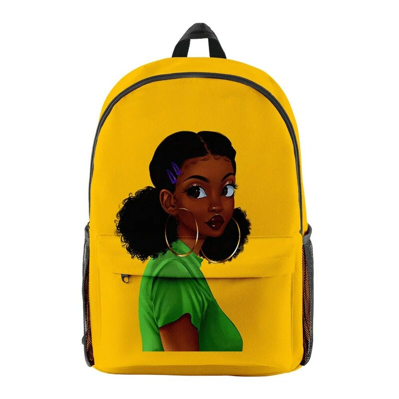 Novità classica Africa ragazze pupilla Bookbag Notebook zaini stampa 3D Oxford impermeabile ragazzi/ragazze moda zaini da viaggio