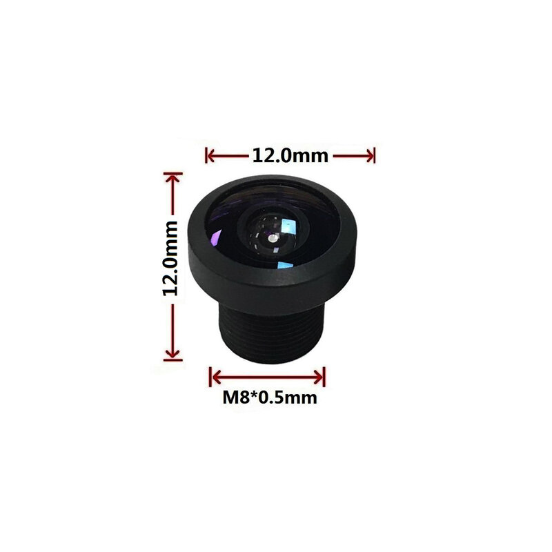 방수 렌즈 IP68 M8 마운트 5MP 1.5mm Fisheye 200 학위 F2.0 낚시 카메라 자동차 카메라에 대 한 1/3 "650nm IR 필터