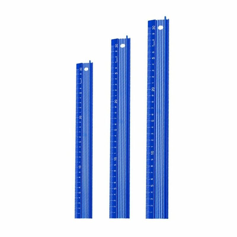 Aluminum Alloy Anti Slip Laser Calibration Ruler Cutting Drawing Tools School Office Supplies Woodworking Straight Scale Ruler