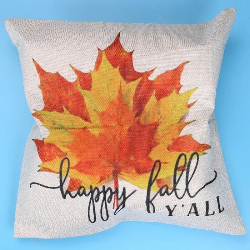 Fall Pillow Covers Maple Leaves Farmhouse Throw Pillows For Fall Thanksgiving Decor Autumn Decorations Cushion Cases