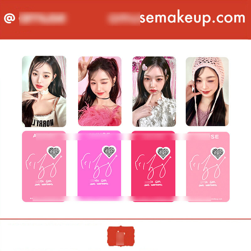 IVE Álbum Lomo cartão para fãs, Wonyoung coleção de cartão postal, Idol Photocard, Yujin Gaeul, Lomo
