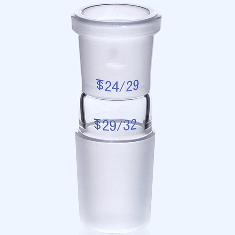 14/23 19/26 24/29 29/32 34/35 40/38 50/42 Female To Male Boro. Glass Joint Glass Reducing Transfer Adapter Glassware Laborotary