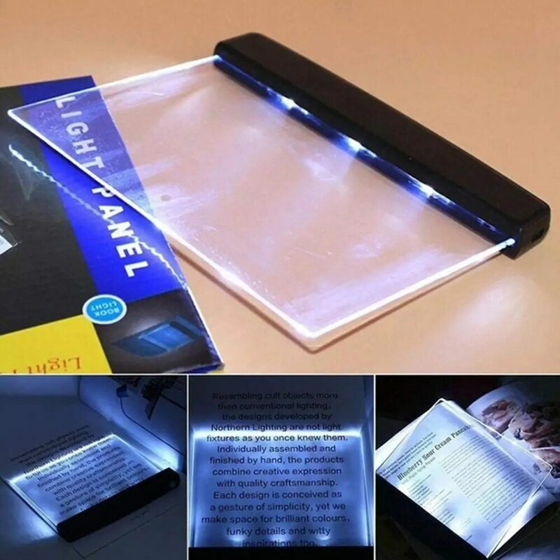 Ajustável LED Tablet Book Light, Eye Protective Night Reading Light, Lâmpada de Mesa Criativa, Alto Brilho, Estudante