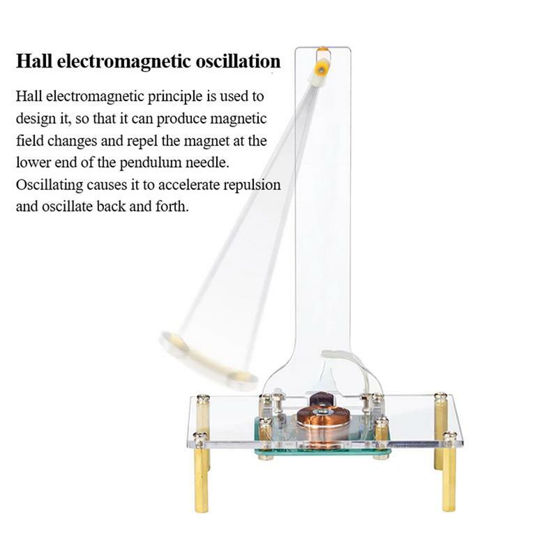 Balanço Eletromagnético Swing DIY Swing com RGB LED Light, Aprendizagem Eletrônica e Oscilador, Projeto de Solda