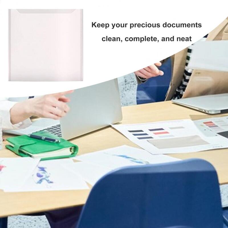 Scrapbook Paper Storage Bag, Scrapbook Paper Organizer com Sticky Index Tabs, Saco de vinil para fotos