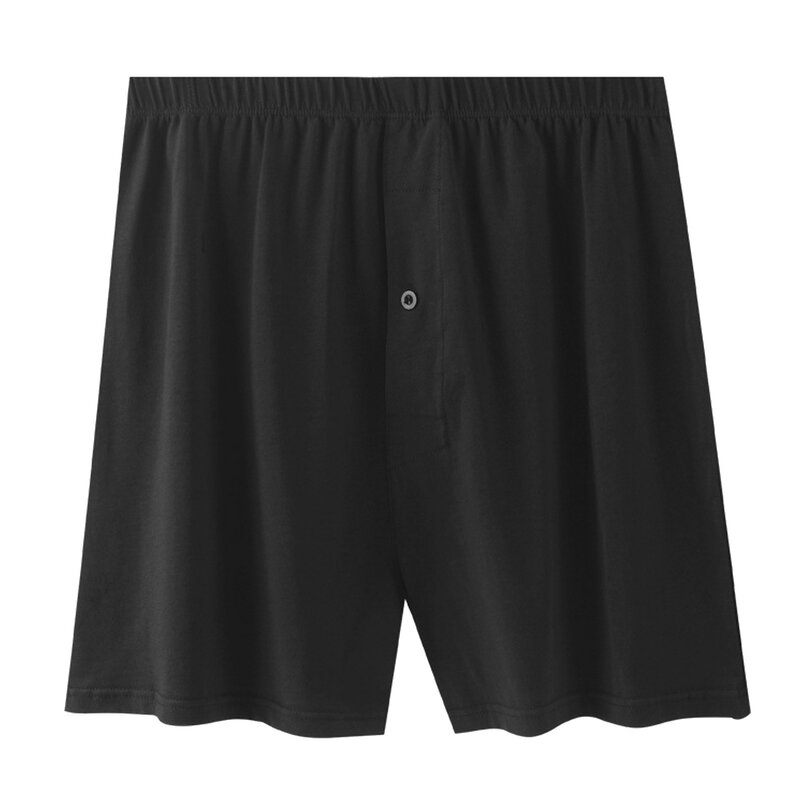 Męskie luźne spodnie bokserskie Plus Size spodenki do piżamy w nowym stylu bawełniane luźne bokserki męskie duże rozmiary