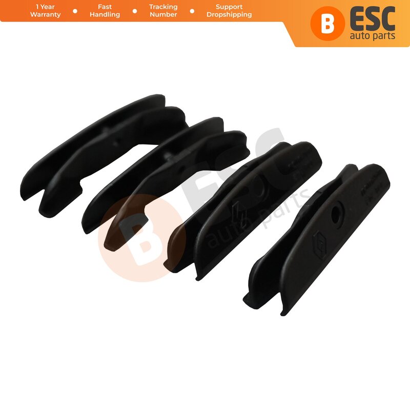 ESC ECF5026 4 Pieces Window Holder Clips For Renault 7700838242 Made in Turkey Fast Shipping