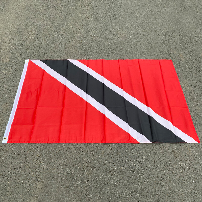 จัดส่งฟรี Aerxemrbrae ธง90 + 150ซม.ขนาดตรินิแดดและโตเบโก National Flag สำหรับตกแต่ง