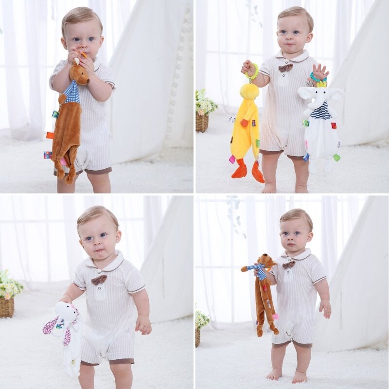 Troostend speelgoed voor baby's Sussen Handdoek Rammelaar Slaappoppen Comfortpoppen