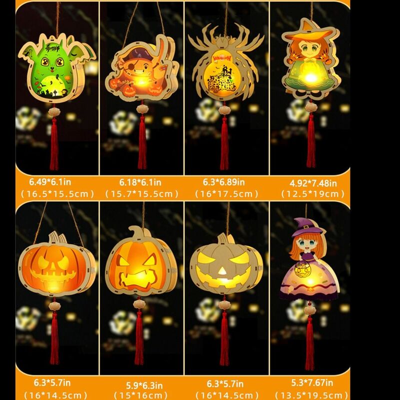 Linterna de Halloween brillante de mano, linterna de calabaza, Pirata, Capitán, hecha a mano, accesorio de fiesta
