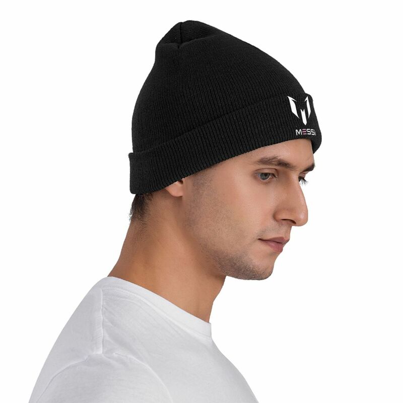 Messis 10 Football Argentina Hat Autumn Winter Beanies Warm Cap Unisex Acrylic Knitted Hat