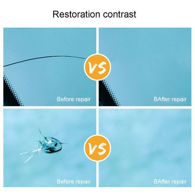 2PC Cracked Glass Repair Car Windshield Cracked Restoration DIY Mobile Phone Screen Repair Fluid Adhesive Glue For Table Glasses