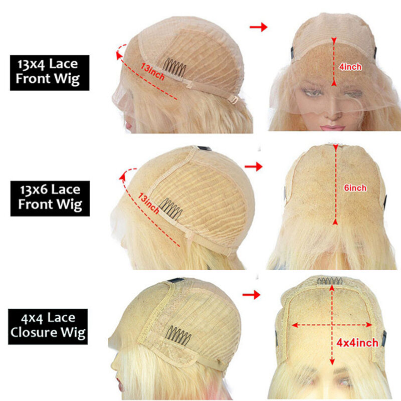Peluca de cabello humano virgen brasileño para mujeres negras, pelo negro Natural, ondulado, 13x4, encaje frontal, sin pegamento, predesplumado