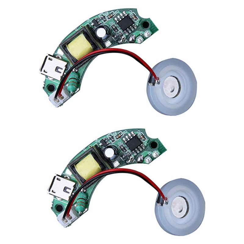 2Pcs 5V Humidifier Driver Board Mist Maker Atomization Discs Stable Ultra Fine Low Power Big Spray Circuit Accessories