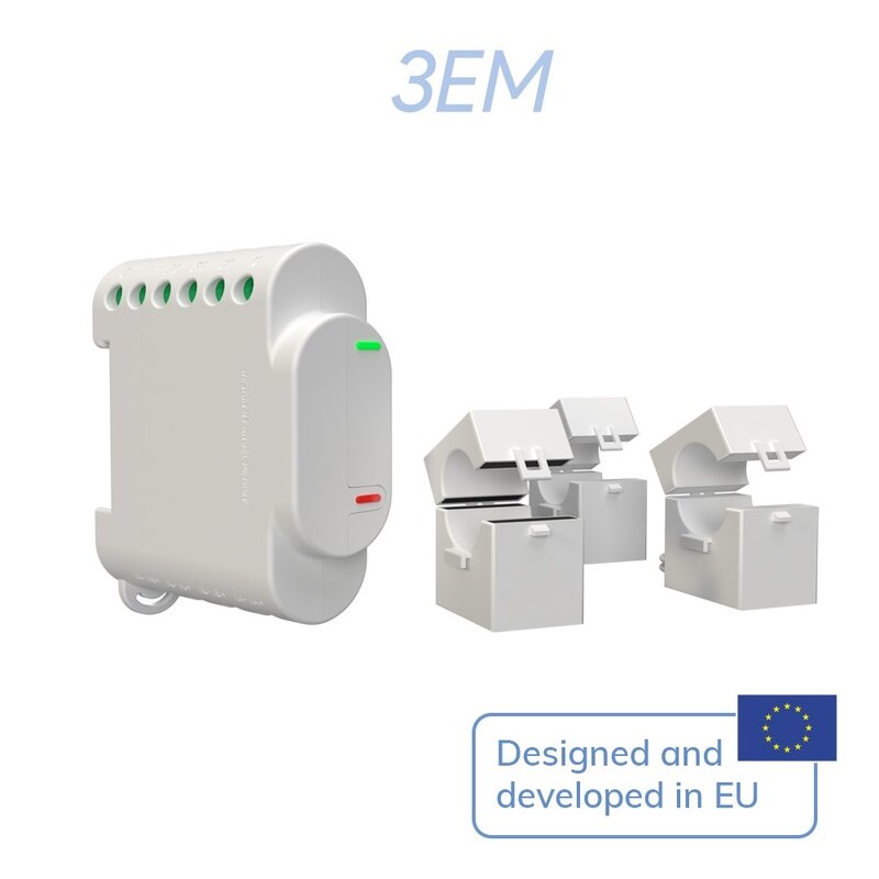 New 3EM WiFi-operated 3 Phase Energy Meter Contactor Control Monitor Consumption Home Appliances Electric Circuit Office