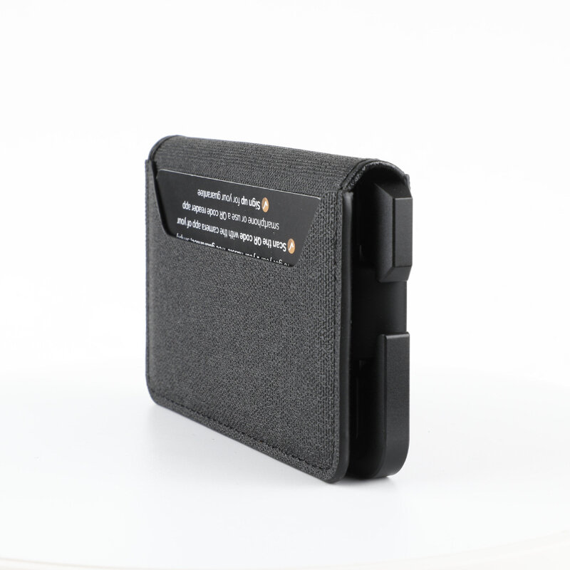 Dompet kartu multifungsi, dompet minimalis multifungsi dengan pembuka botol logam luar ruangan RFID kulit aluminium Aloi