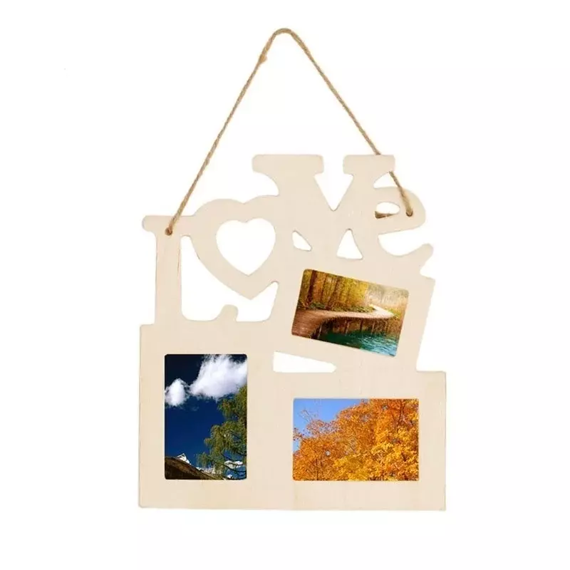 Новая прочная деревянная рамка для фотографий «сделай сам»