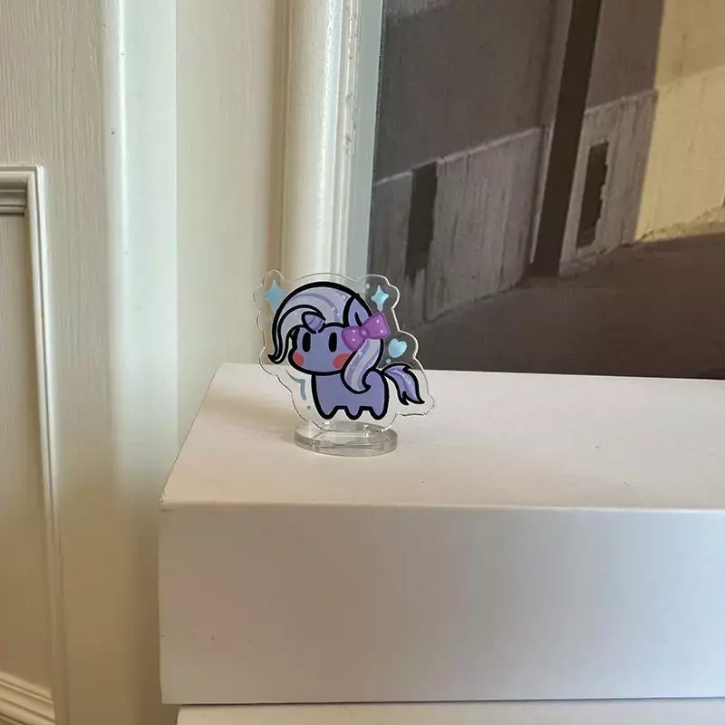 Креативная миниатюрная подставка «Мой маленький пони» с мультипликационным анимационным рисунком, милая детская игрушка, настольное украшение, праздничный подарок, оптовая продажа