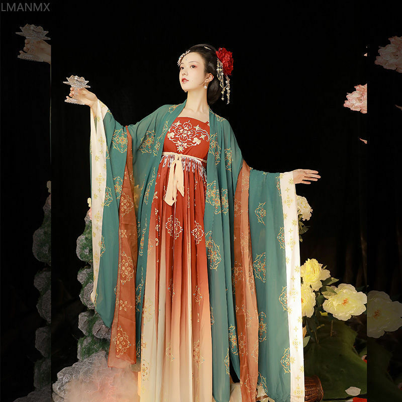 Hanfu (Tang Dynastie) Hanfu Kleid Cosplay Chinesisch Hanfu Fee Kleid Chinesischer Rock Altes Chinesisches Kostüm