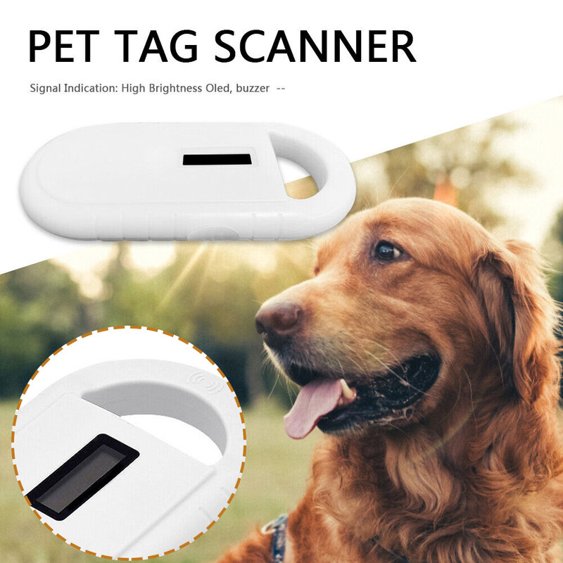 애완동물용 휴대용 마이크로칩 스캐너 리더, 자원 관리용 동물 스캐너