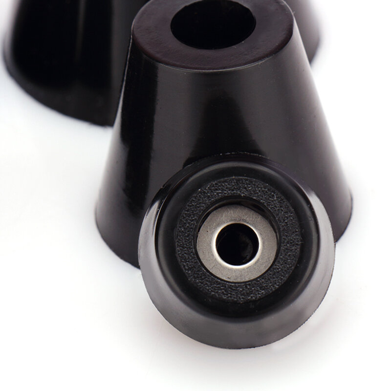 1Pack Black Rubber Voeten Stoel Floor Protector Antislip Meubels Voet Tafelpoot Cover Kast Bodem Pads Funiture accessoires