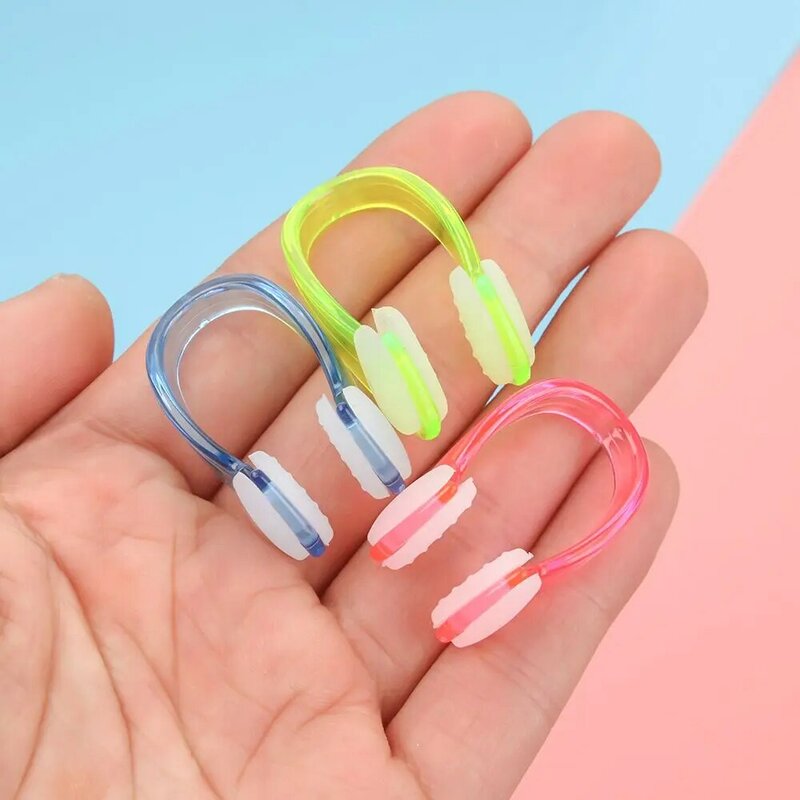 4Pcs Swimming Nose Clip Earplugs Suit Swim Earplugs Small Size for Adult Children Waterproof Soft Silicone Nose Clip