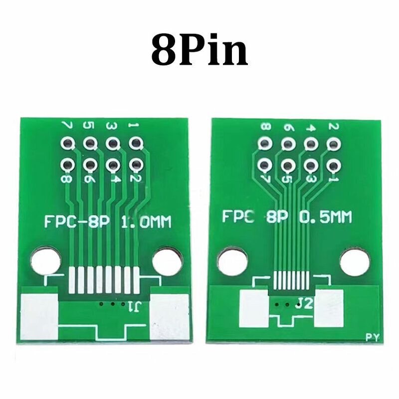 Conector lateral dobro da placa do PWB, placa flexível do adaptador do cabo, FPC, FFC, SMT, MERGULHO, 2.54mm, 0.5mm, 1mm, 6 Pin, 8 Pin, 10 Pin, 12 Pin, pin 20, Pin 40, Pin 50, Pin 60, 1PC