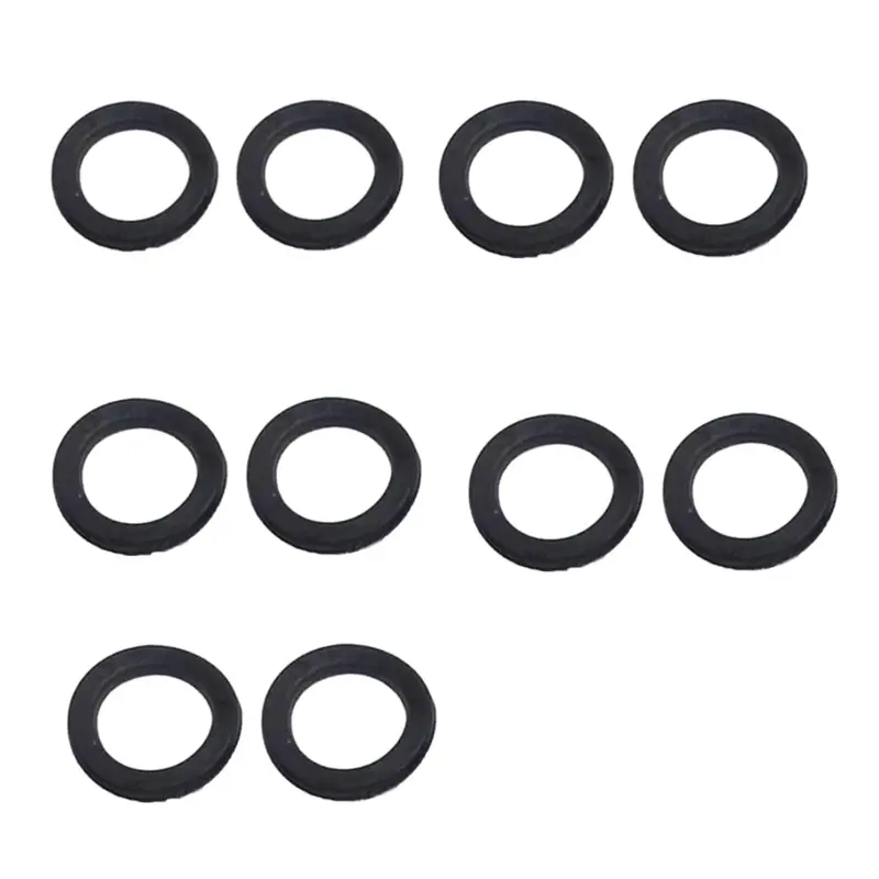 10/20pcs Rubber Washer Replacement Orings Rubber Washers For 1" Spinlock Dumbbell Nut Vertical/ Flat Rubber Ring