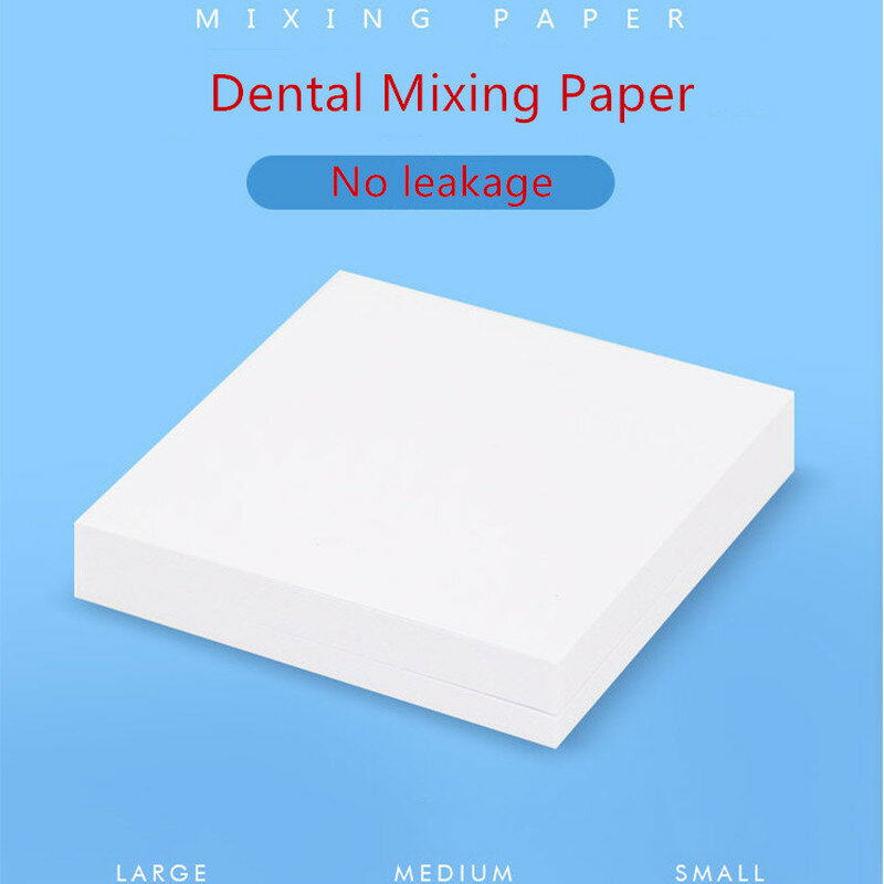 Nieuwe Cement Poeder Laboratorium Mengen Papier Verdikking Wit Cementeren Papier Dental Lab Prothese Wegwerp Tanden Whitening
